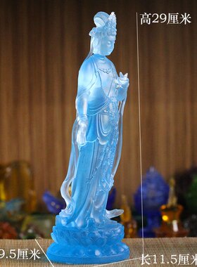 室内琉璃观音寺庙供奉菩萨佛像