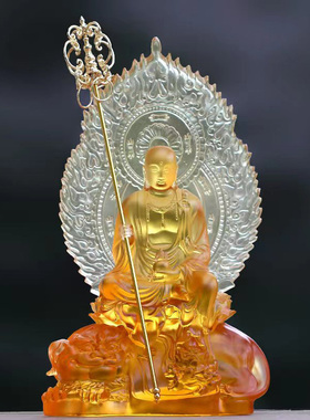 背板地藏王菩萨居家寺庙琉璃佛像