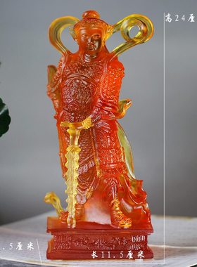 伽蓝琉璃佛堂寺庙摆放结缘韦陀