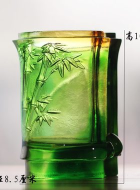 节节高琉璃书房桌面送礼摆件