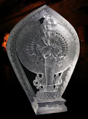 千手观音菩萨寺庙结缘琉璃佛像