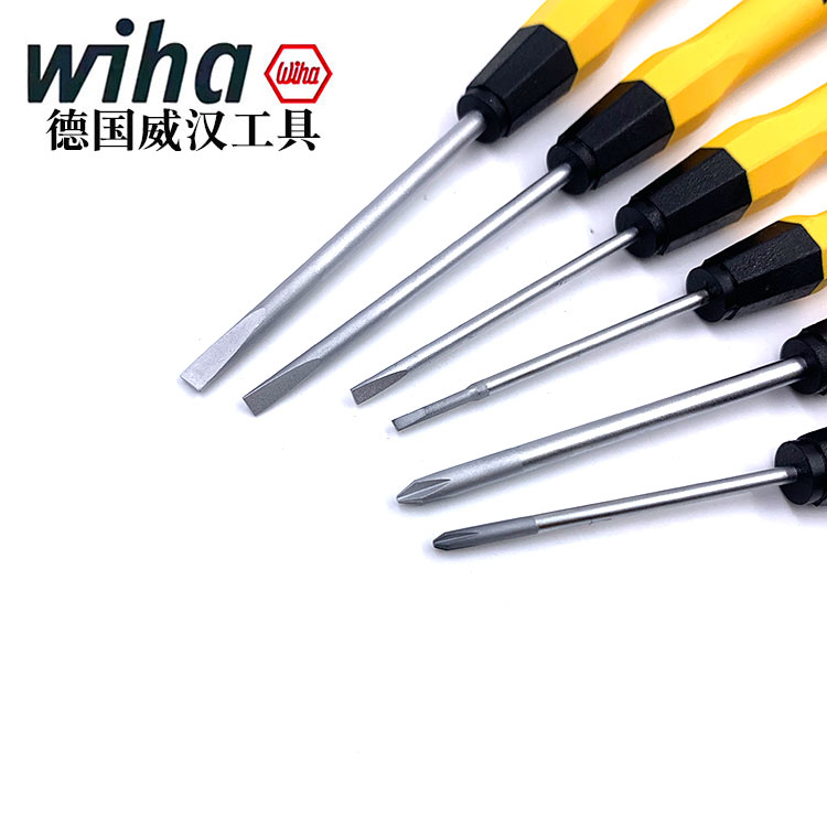 德国wiha威汉进口精密1.5 2 2.5mm一字螺丝刀十字螺丝起子PH0 00 - 图0