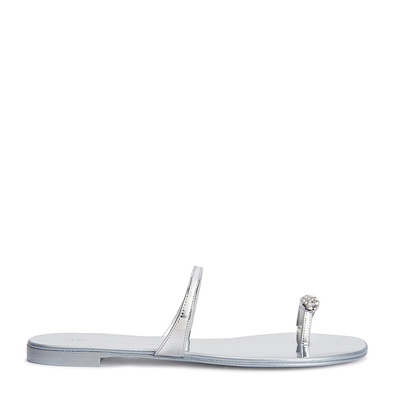 Giuseppe ZanottiGZ女士水钻平底夹趾凉鞋拖鞋女,淘宝优惠券,粉丝福利购,淘宝优惠卷