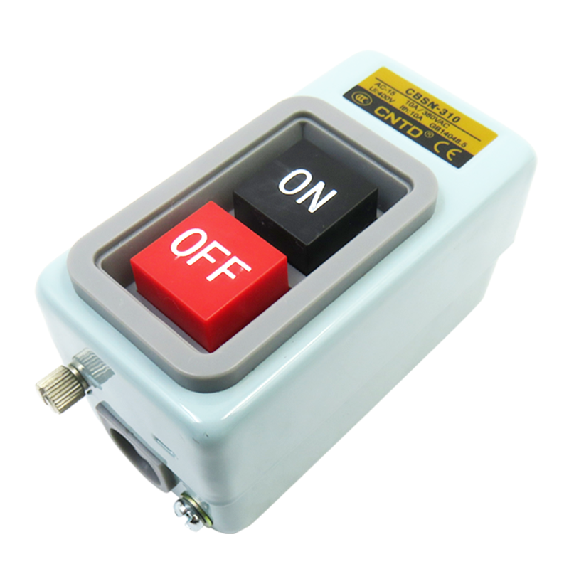 昌得动力押扣按钮开关CBSN-315CPB电源启动220V控制盒310三相380V,淘宝优惠券,粉丝福利购,淘宝优惠卷