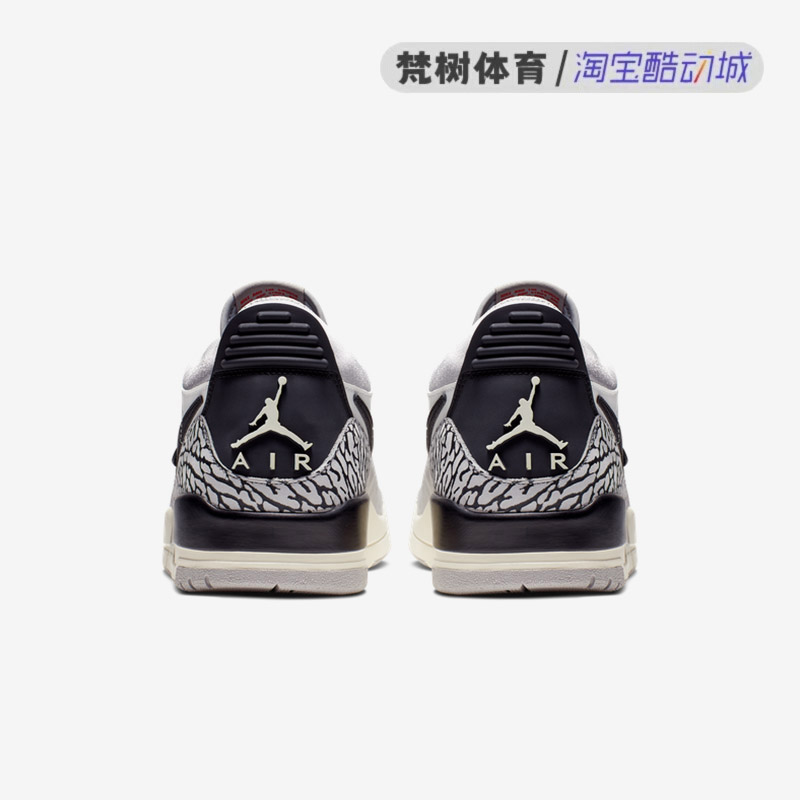 Air Jordan Legacy 312 AJ白灰爆裂纹 低帮复古篮球鞋 CD7069-101 - 图2