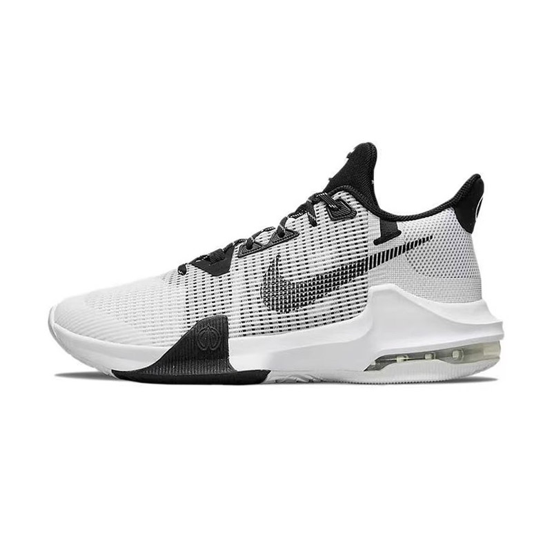 Nike/耐克 Air Max Impact 3 黑白缓震透气实战篮球鞋 DC3725-100 - 图3