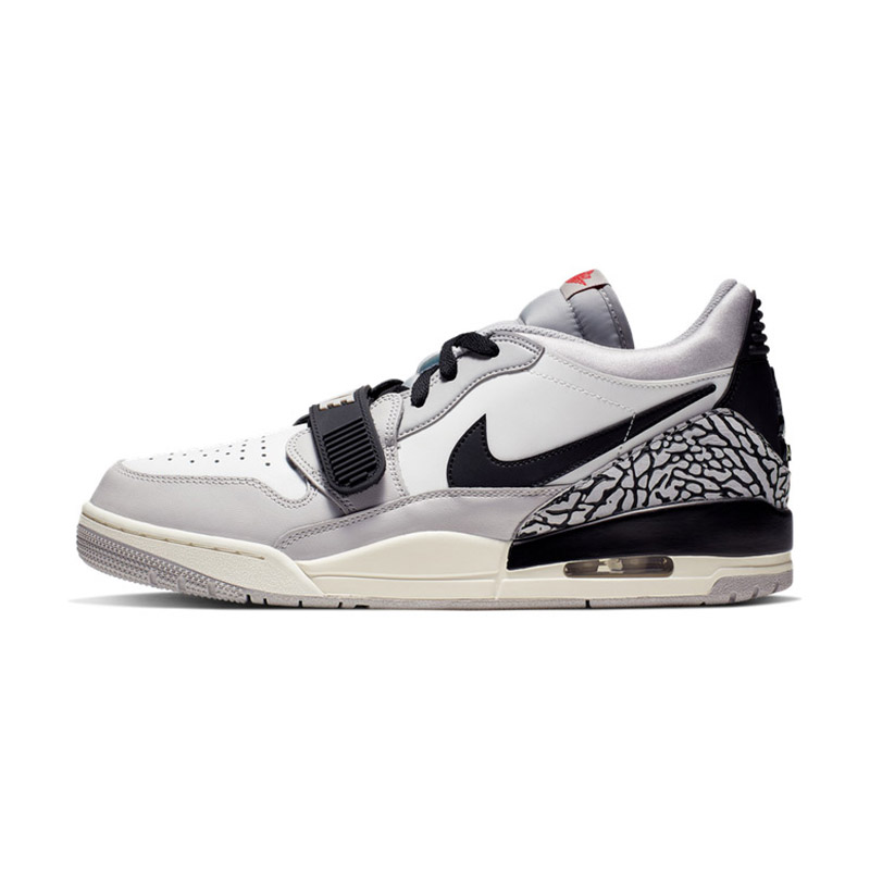 Air Jordan Legacy 312 AJ白灰爆裂纹 低帮复古篮球鞋 CD7069-101 - 图3