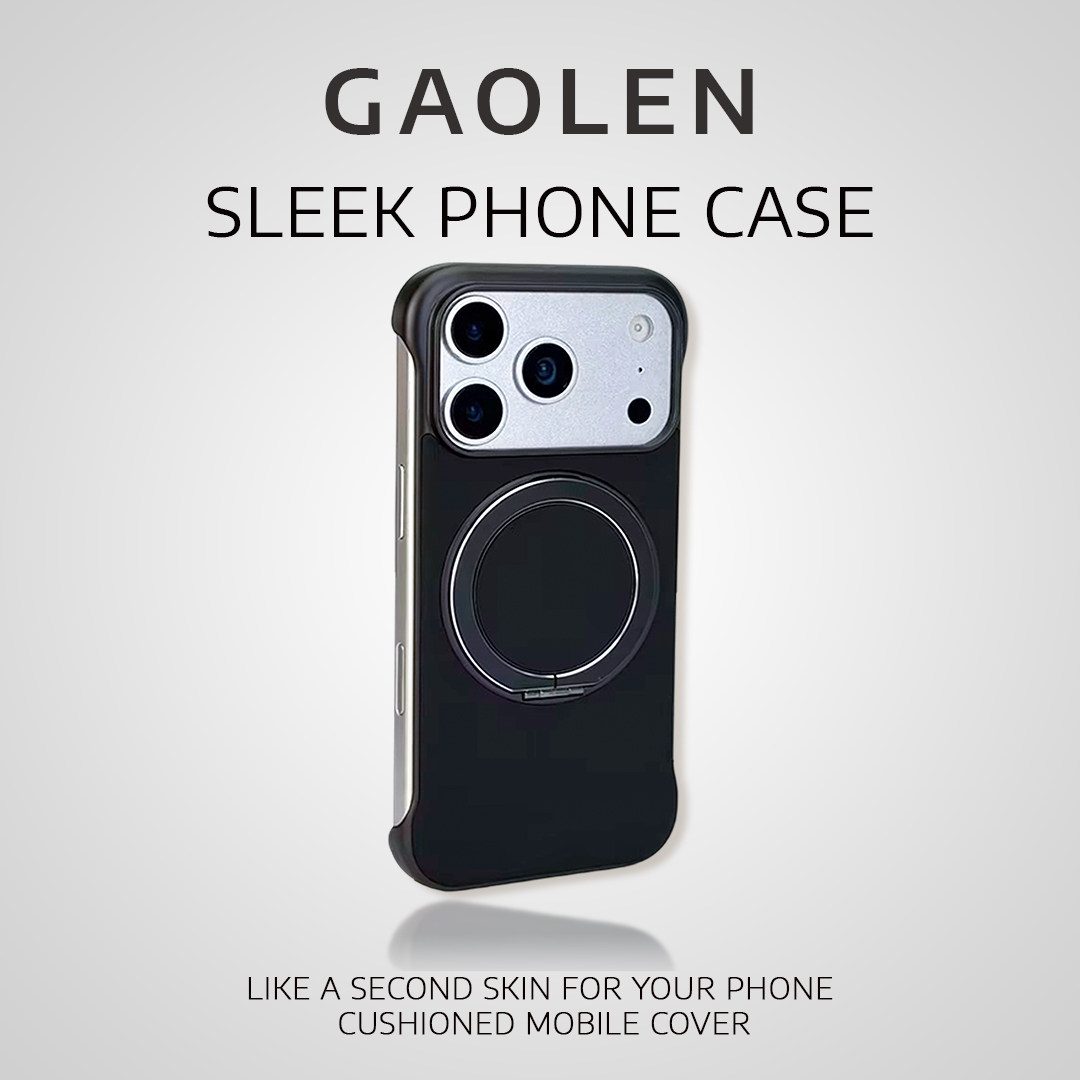 GAOLEN 零框感贴皮支架适用苹果17ProMax手机壳iphone16新款15Pm保护套14Pro透明ip13全包17p超火14air,淘宝优惠券,粉丝福利购,淘宝优惠卷