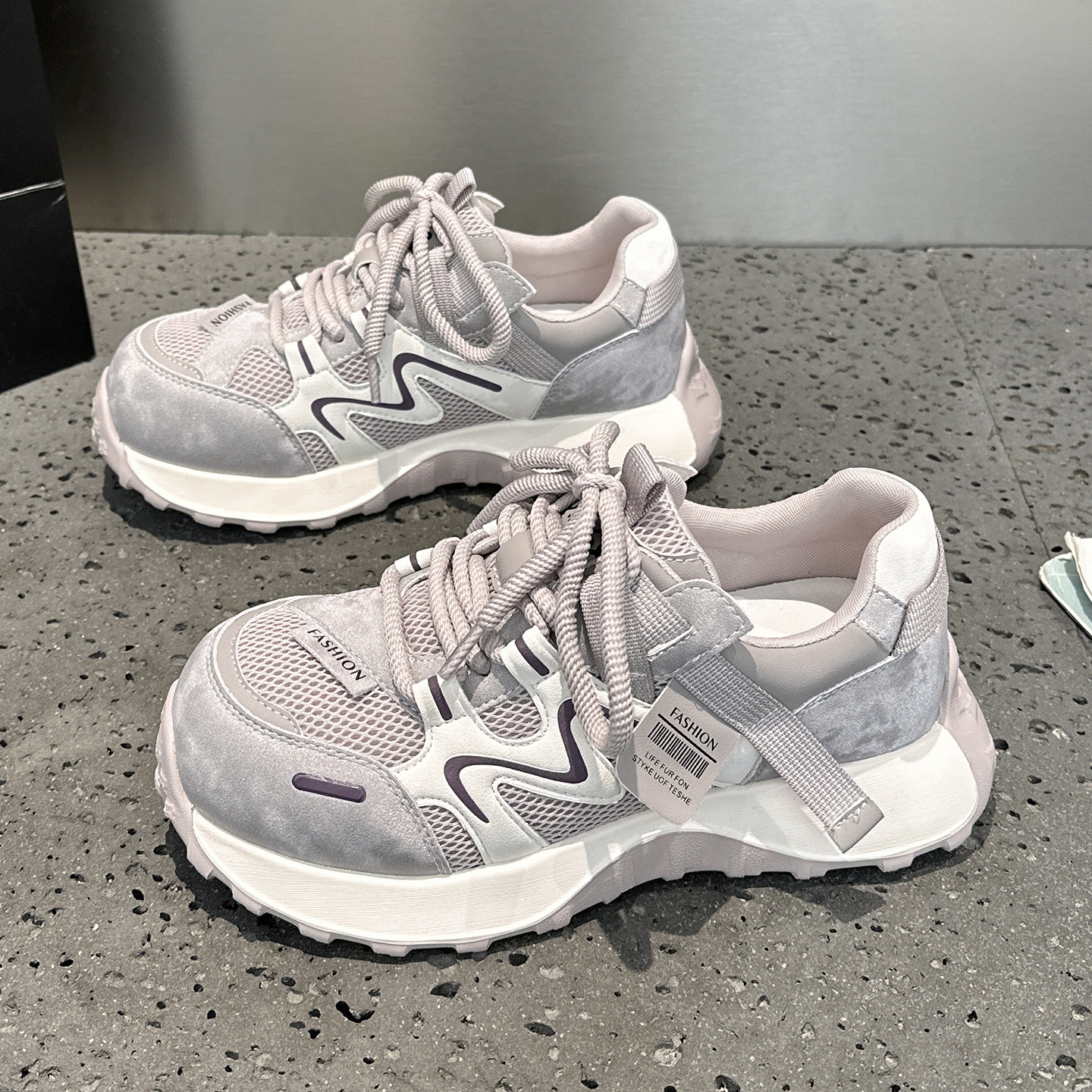 春季透气显脚小德训鞋女款2026新款超火软底阿甘鞋爆款运动老爹鞋,淘宝优惠券,粉丝福利购,淘宝优惠卷