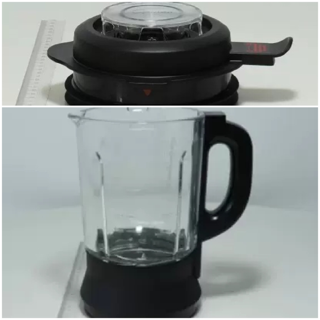 美的破壁豆浆料理机配件PB12Easy217/BL1335全新加热搅拌玻璃杯俎 - 图0