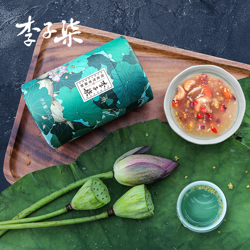李子柒旗舰店李子柒桂花坚果藕粉纯藕粉坚果羹营养早餐特产代餐食品方便速食1