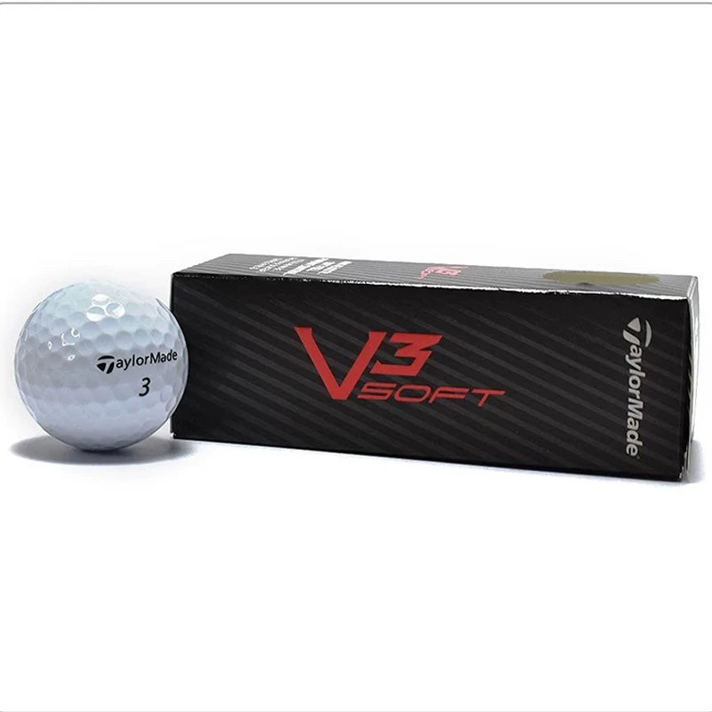TaylorMade泰勒梅高尔夫球新款V3 SOFT 高性能高远距golf三层球 - 图2
