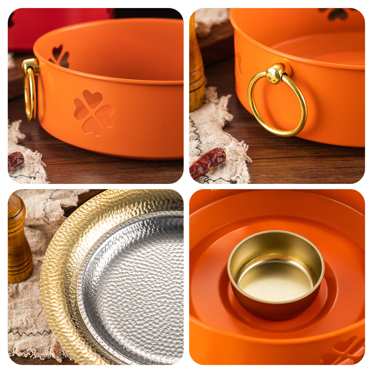 肉蟹煲盘子牛蛙专用锅剁椒鱼头海鲜干锅网红餐厅大盘鸡鸳鸯酒精炉,淘宝优惠券,粉丝福利购,淘宝优惠卷