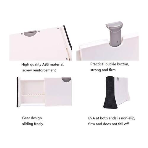 T Drawer Divider Adjustable Home Organization Dividers White - 图3