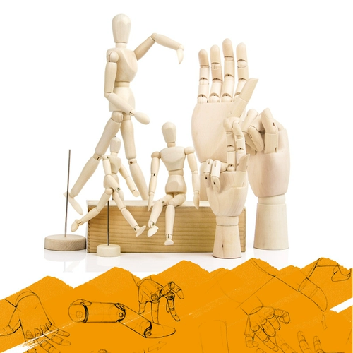 枫丽 Комиксы, деревянный деревянный человек, художественная подвижная кукла, 12 дюймов, 30см, 8 дюймов, 10 дюймов, 7 дюймов