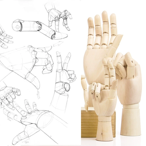 枫丽 Комиксы, деревянный деревянный человек, художественная подвижная кукла, 12 дюймов, 30см, 8 дюймов, 10 дюймов, 7 дюймов