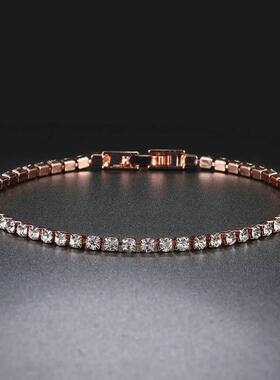 Tennis Chain Bracelets For Women Fashion Small Cubic Zircon