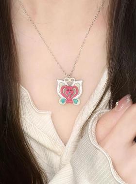 「巴拉拉能量」小魔仙变身器项链锁骨链女款女生设计感