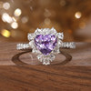 VINCARRY 18K gold colored treasure ring women's light luxury niche design jewelry high-end temperament hand jewelry