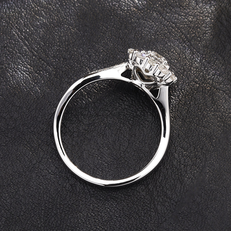 VINCARRY 18K cultured diamond ring, elegant, sophisticated, fashionable, versatile, light luxury, advanced customization, new product recommendation