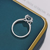 VINCARRY 18K gold cultured diamond four-prong ring