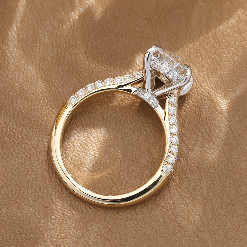 VINCARRY 18K gold colored treasure ring, elegant, delicate, versatile, light luxury, advanced customization, new product recommendation