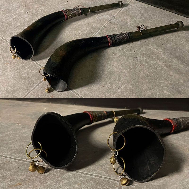 云南佤族长牛角号角乐器古代道士儿童表演出道具长吹号大喇叭吹响,淘宝优惠券,粉丝福利购,淘宝优惠卷