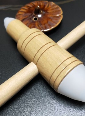 十字硅胶头木质点穴棒舒适有力足