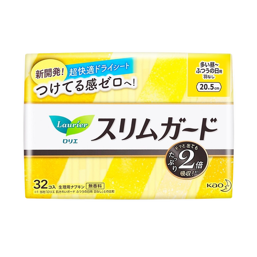 日本原装进口花王零触感卫生巾超薄日用无护翼姨妈巾20.5cm*32片 - 图3