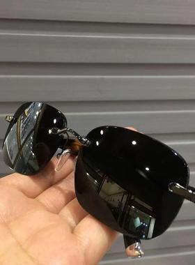 切边无框太阳镜男士2024新款开车钓鱼专用冬日墨镜防紫外线眼镜女