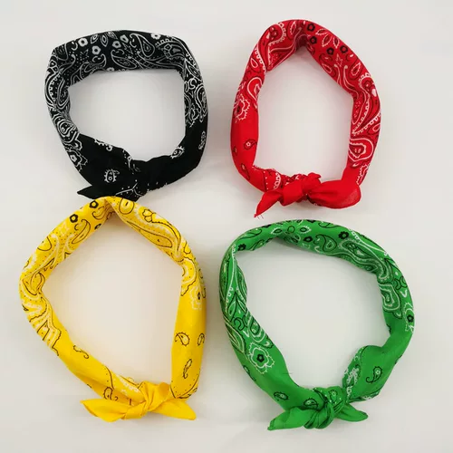 Шарф в стиле хип-хоп, платок, универсальная повязка на голову подходит для мужчин и женщин