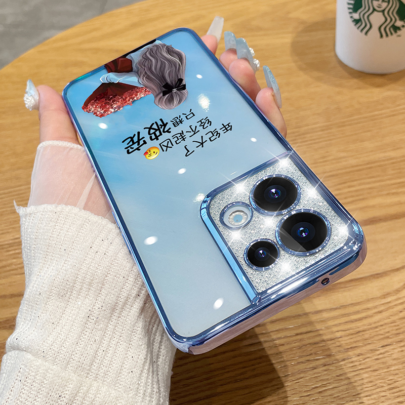 opporeno8手机壳reno6pro新款透明reno7软硅胶reno6高级7se女5pro镜头全包5k防摔8pro+保护套por仙女网红外壳 - 图1