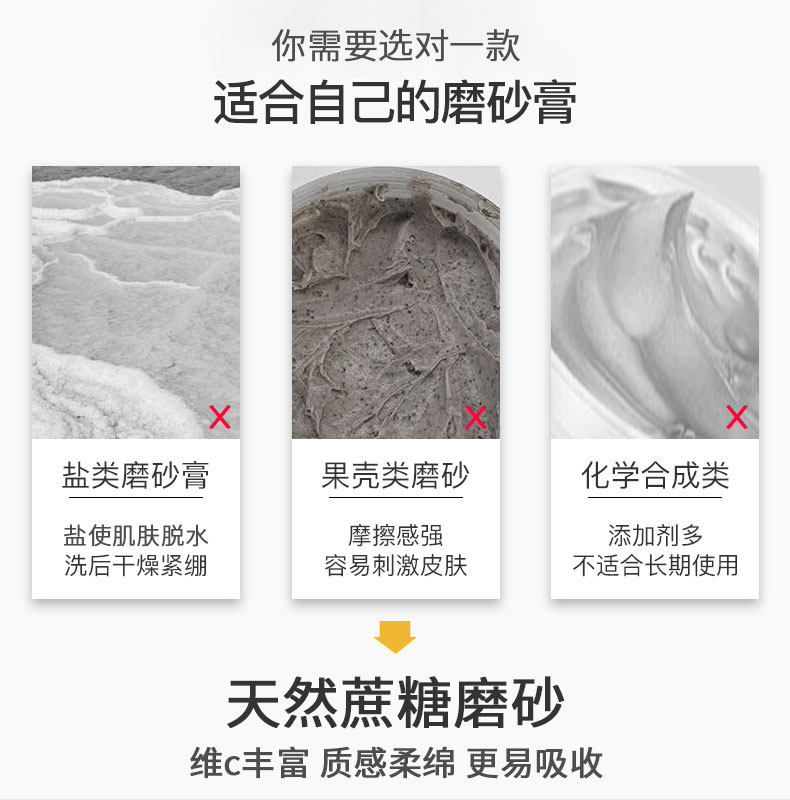 *treehut全身臀部去角质磨砂膏 treehut身体磨砂