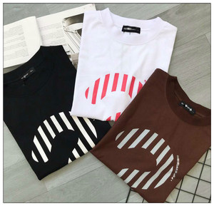 【嘻菌菌】宇家 同款字母问号印花 短袖T恤