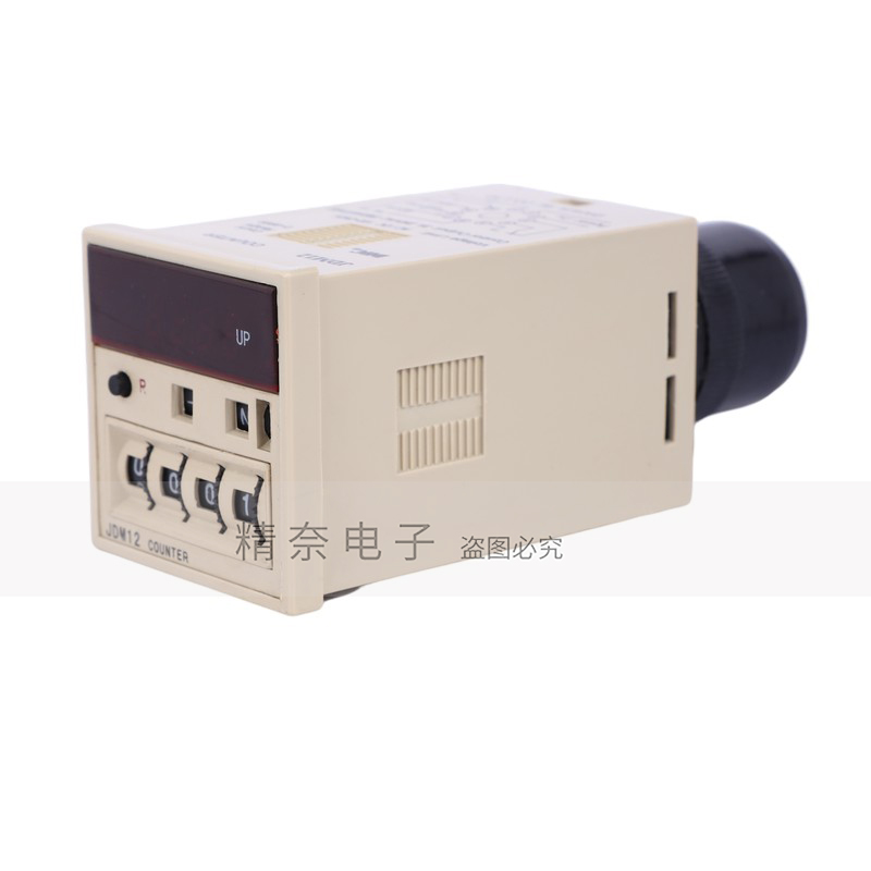 温州大华JDM12  预置 计数器12v 30mA信号输入可加法/减法48x48 - 图2