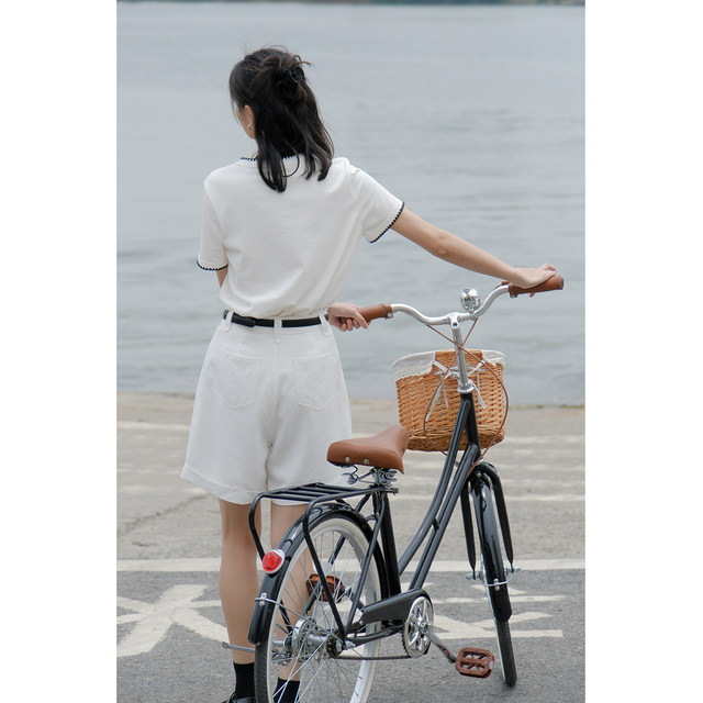 Solighter French straight shorts and casual pants