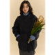 Solighter waisted cashmere double-sided woolen coat