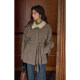 Solighter wool short waisted woolen coat