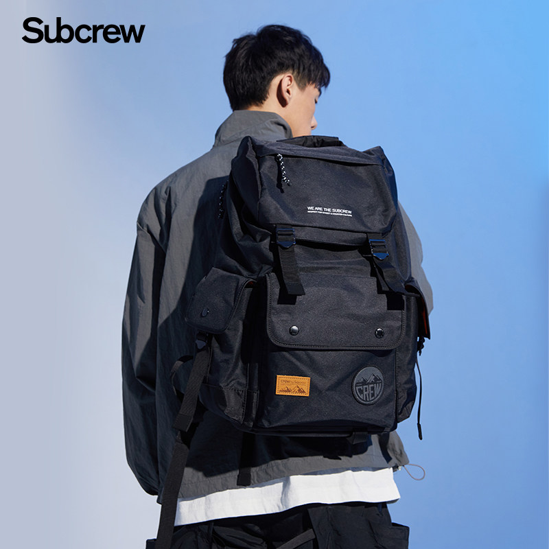 subcrew李灿森同款潮牌旅行双肩包 subcrew箱包双肩背包