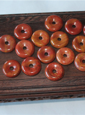 泗滨砭石平安扣刮痧板手工吊坠