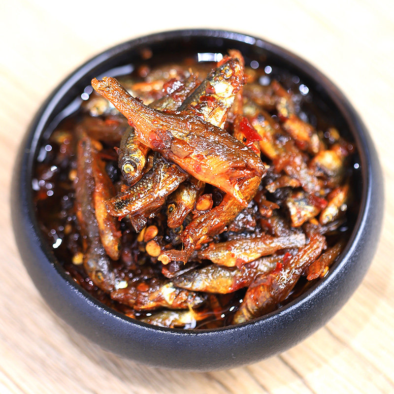 [田野故事]湖南特产香辣火焙鱼辣椒酱小鱼仔下饭菜豆豉鱼干零食,淘宝优惠券,粉丝福利购,淘宝优惠卷