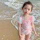 The new girl swimsuit children's cute foreign qi bubble sleeve mermaid baby swimwear swimming dress swimwear tide