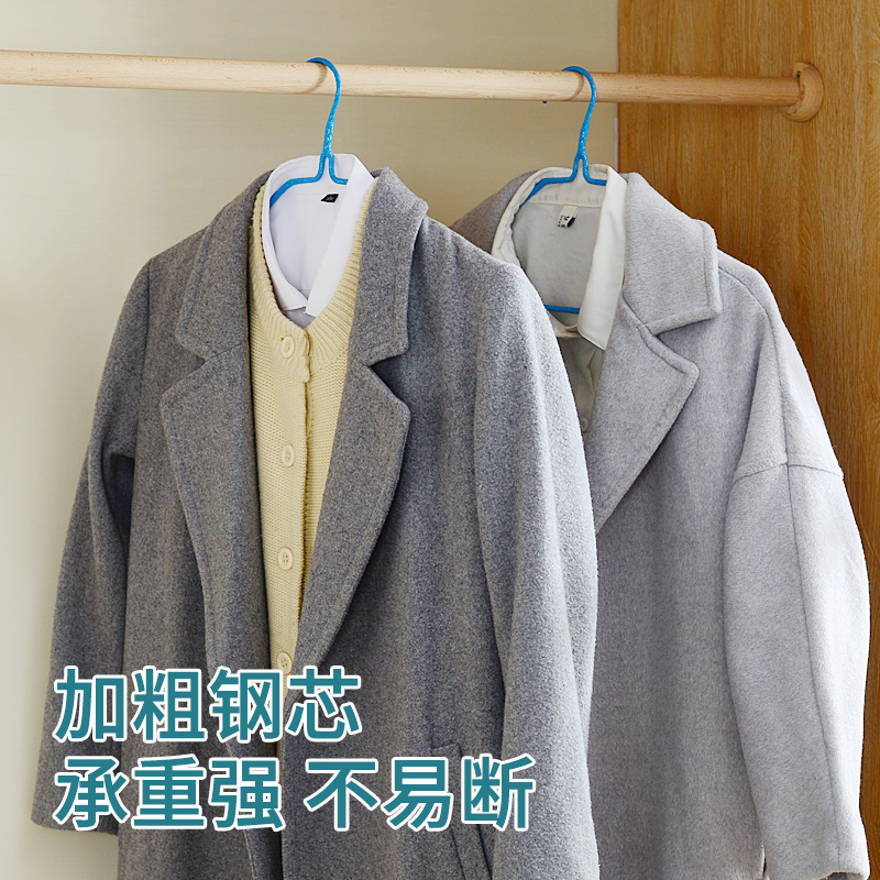 衣架成人家用晾衣服架子挂钩衣挂晒加粗防滑宿舍学生衣撑儿童撑子