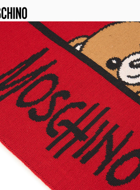 【全新上市】Moschino/莫斯奇诺 26早秋 女士秋冬针织长款围巾