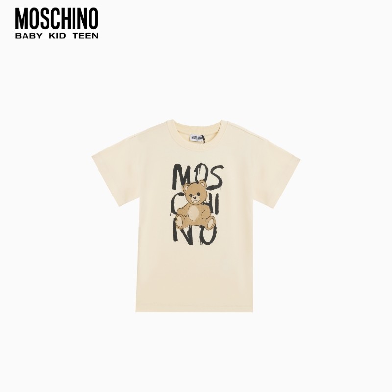 【新年特享5折起】Moschino/莫斯奇诺 儿童泰迪熊印花棉质连衣裙,淘宝优惠券,粉丝福利购,淘宝优惠卷