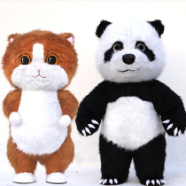 Play out Inflatable Giant Panda Funny Doll Show Costume Cartoon Kowra Kittens Puppet Show Animal Costumes