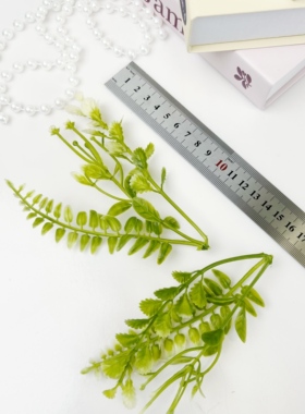 仿真玫瑰叶水草婚庆花墙胸花手腕