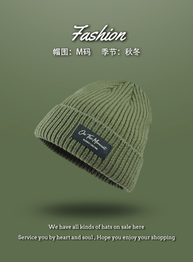 秋冬新款时尚ins帽子女毛线帽