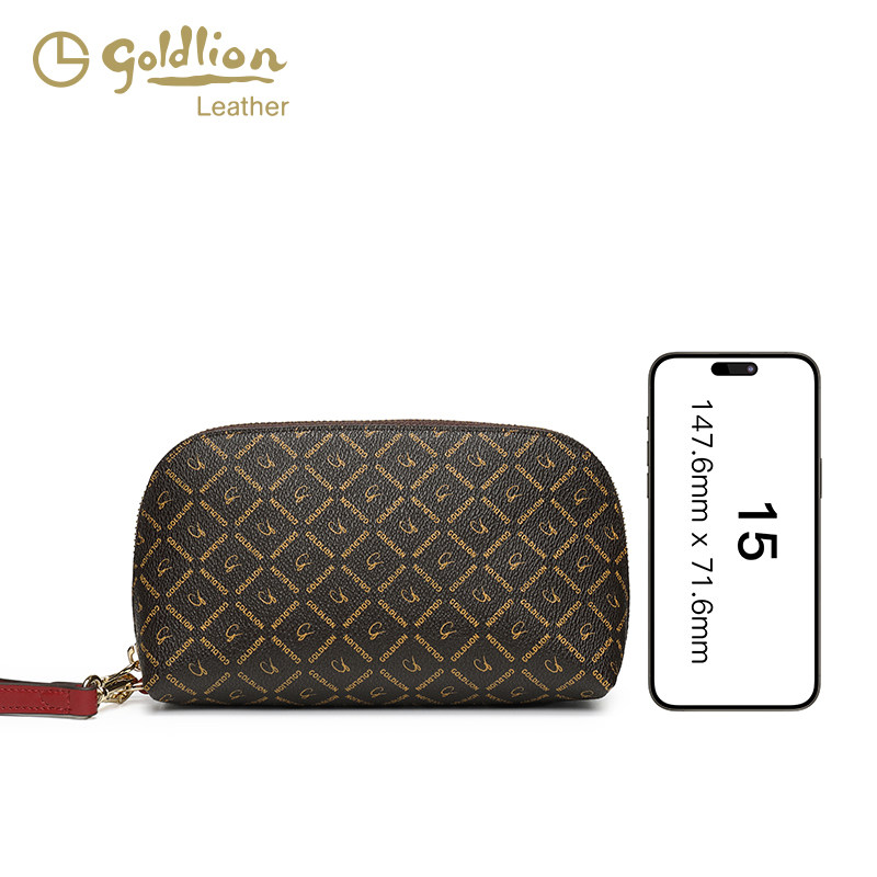 金利来2025新款女包钱包PVC复古手拿包时尚百搭手挽包手机零钱包,淘宝优惠券,粉丝福利购,淘宝优惠卷