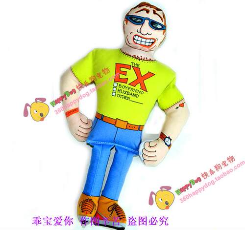 包邮大号玩具超级大鳄鱼美国FatCat发声耐咬帆布狗狗玩具磨牙大犬 - 图1